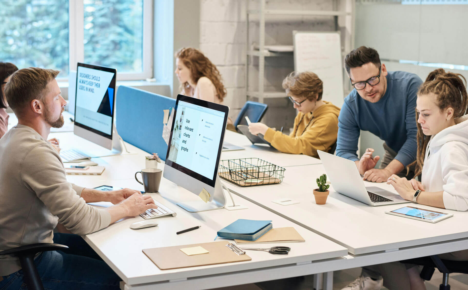 New Work - Arbeiten im Büro