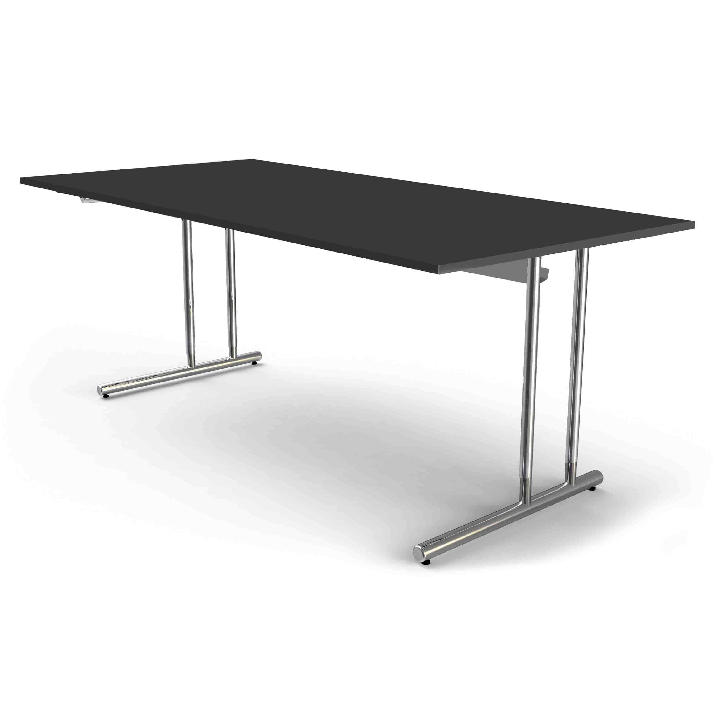 Kerkmann Schreibtisch Artline 200x100, softschwarz