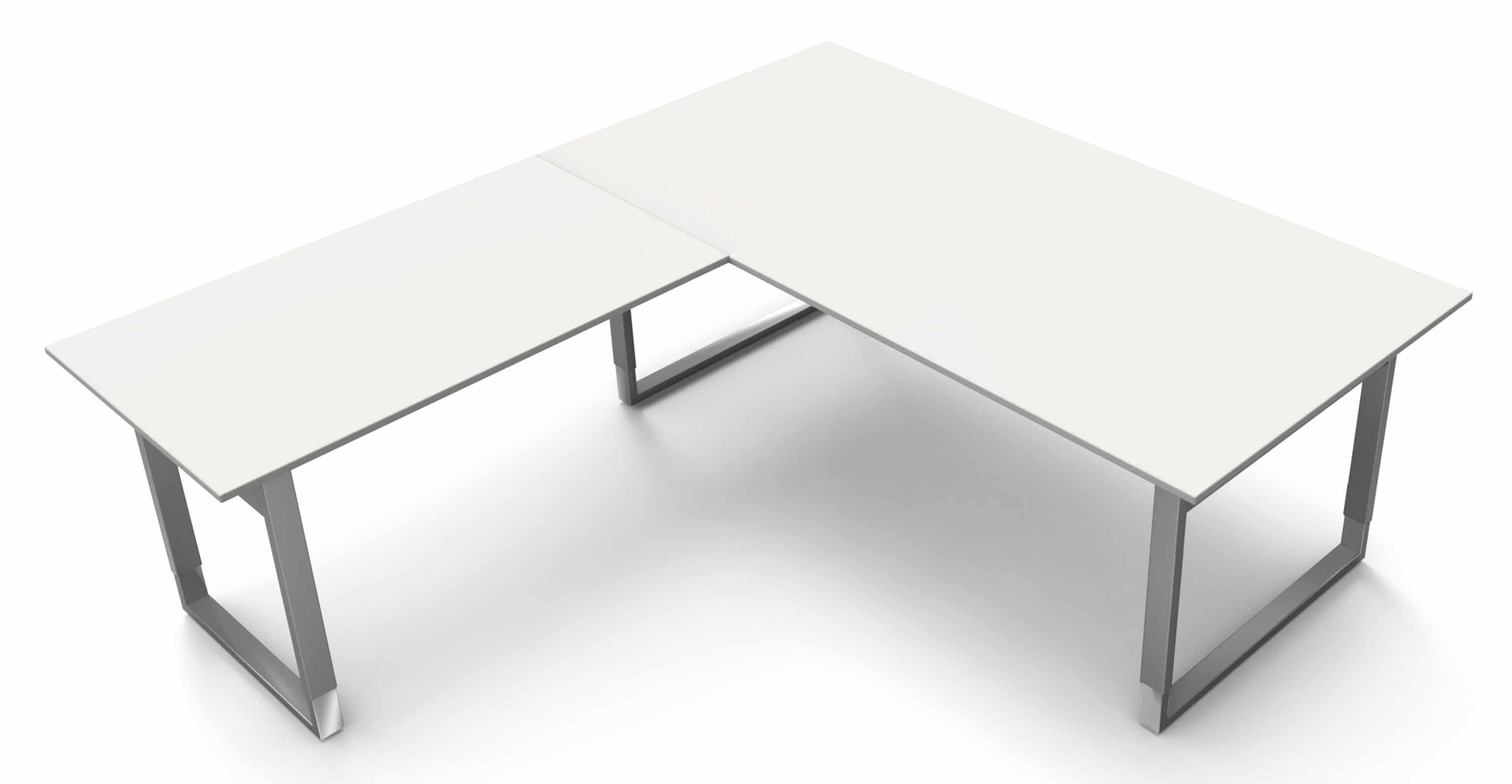 Kerkmann Eckschreibtisch Form 5.2, 200x220, Weiß, 110518.11.4068.10, 4044917436701