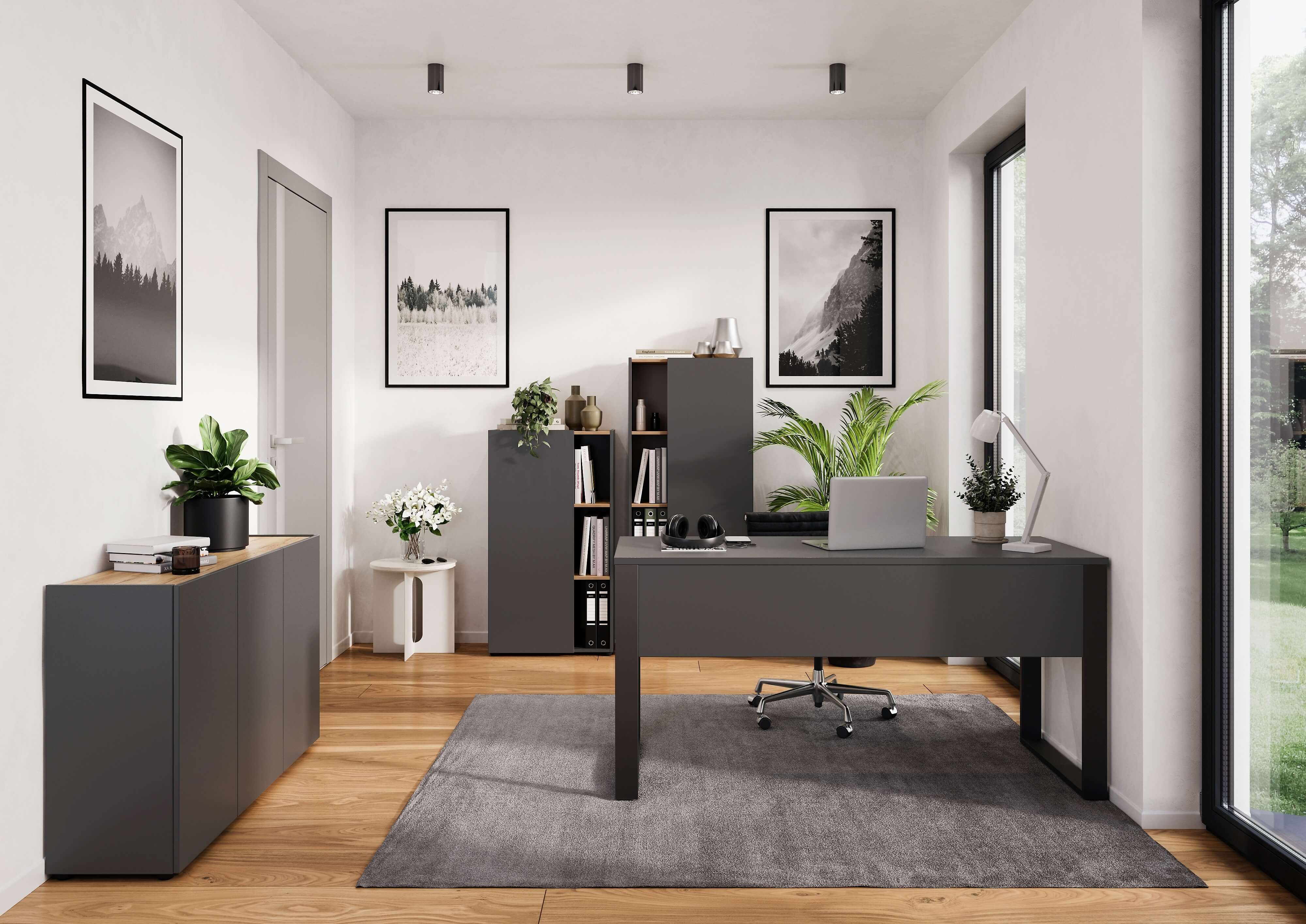 Office.home mit Schreibtisch, graphit