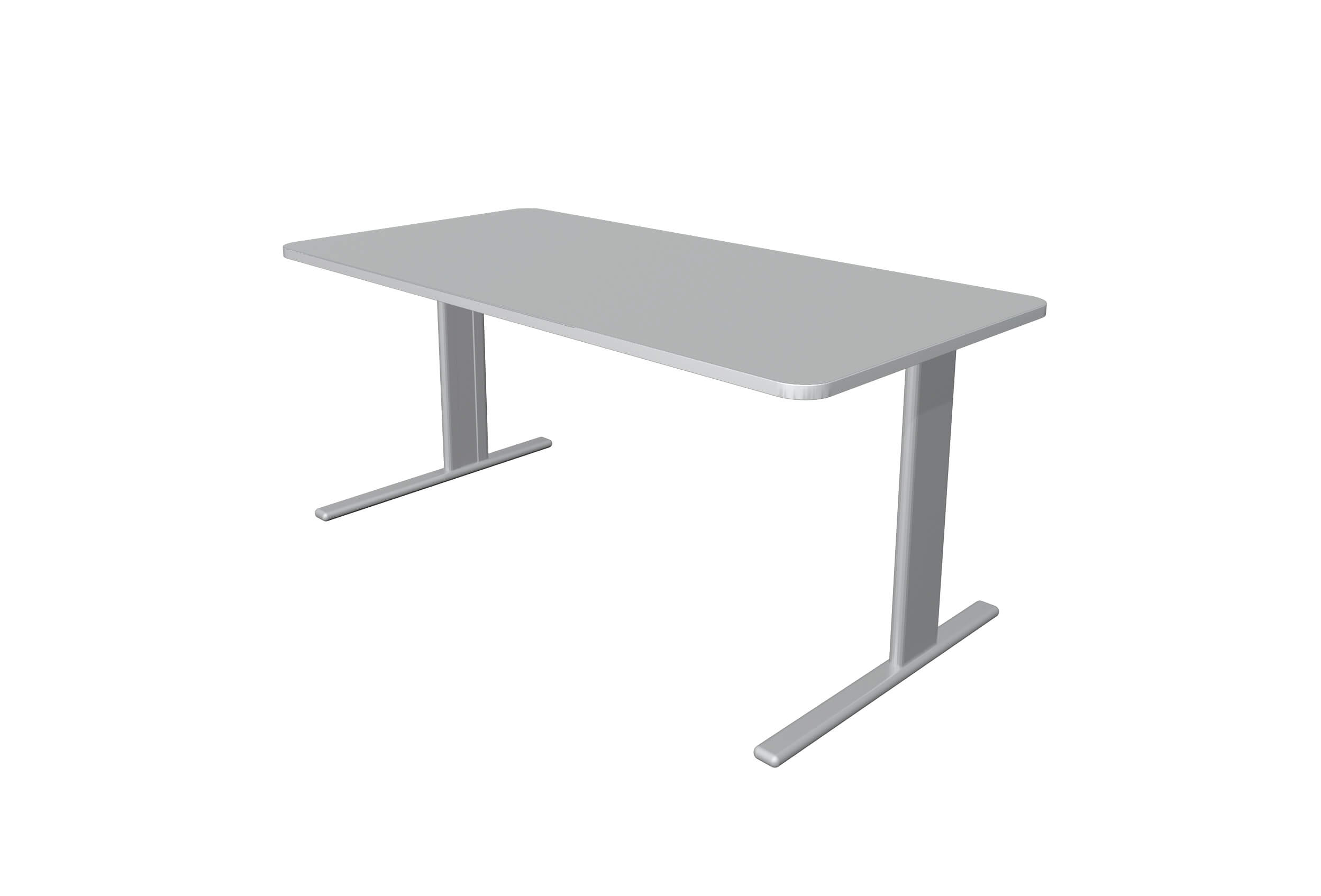 Kerkmann Schreibtisch UNIC 160x80x75 mit hellgrauer Tischplatte