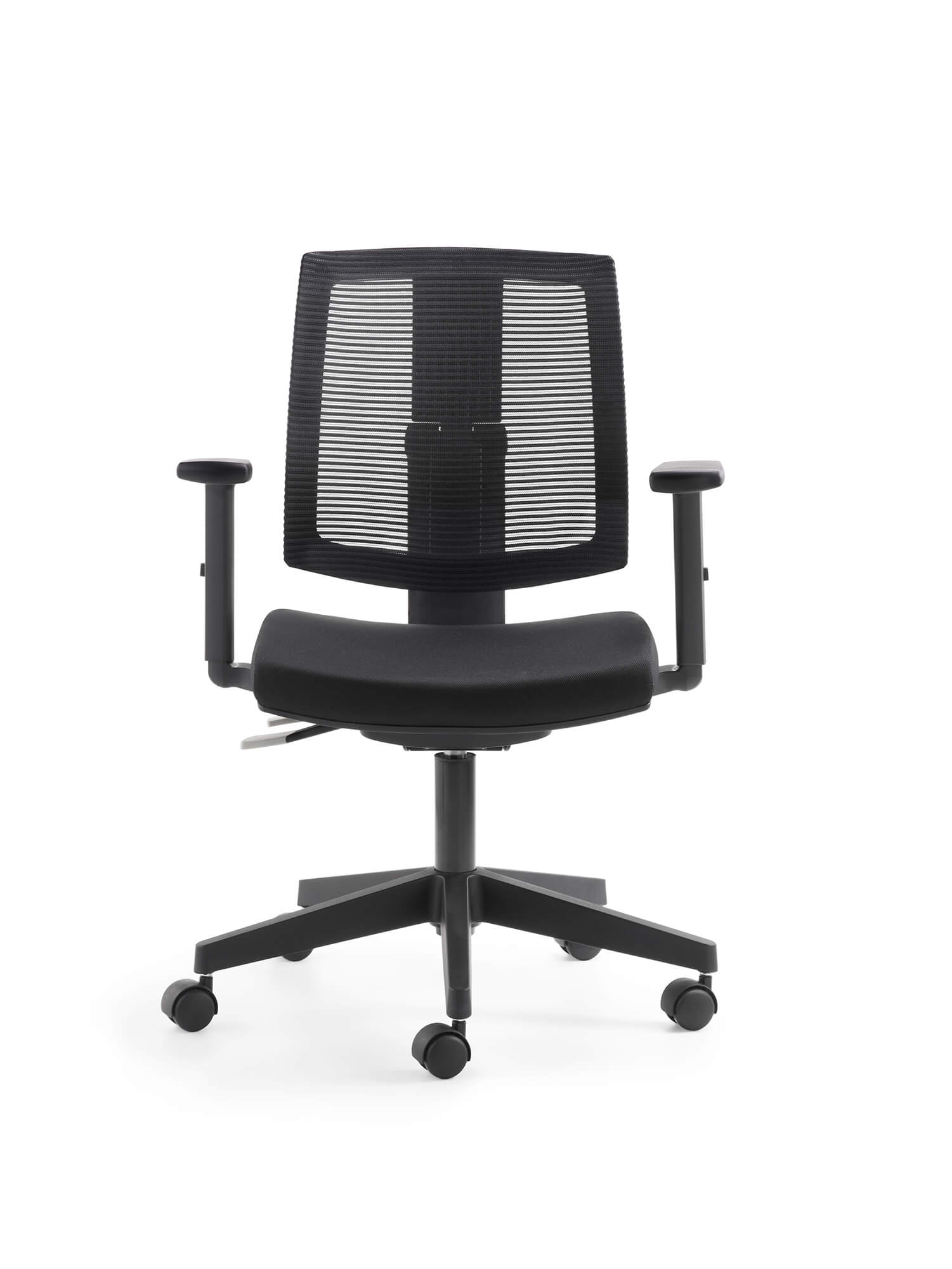 Drehstuhl Like mit Armlehne, schwarz