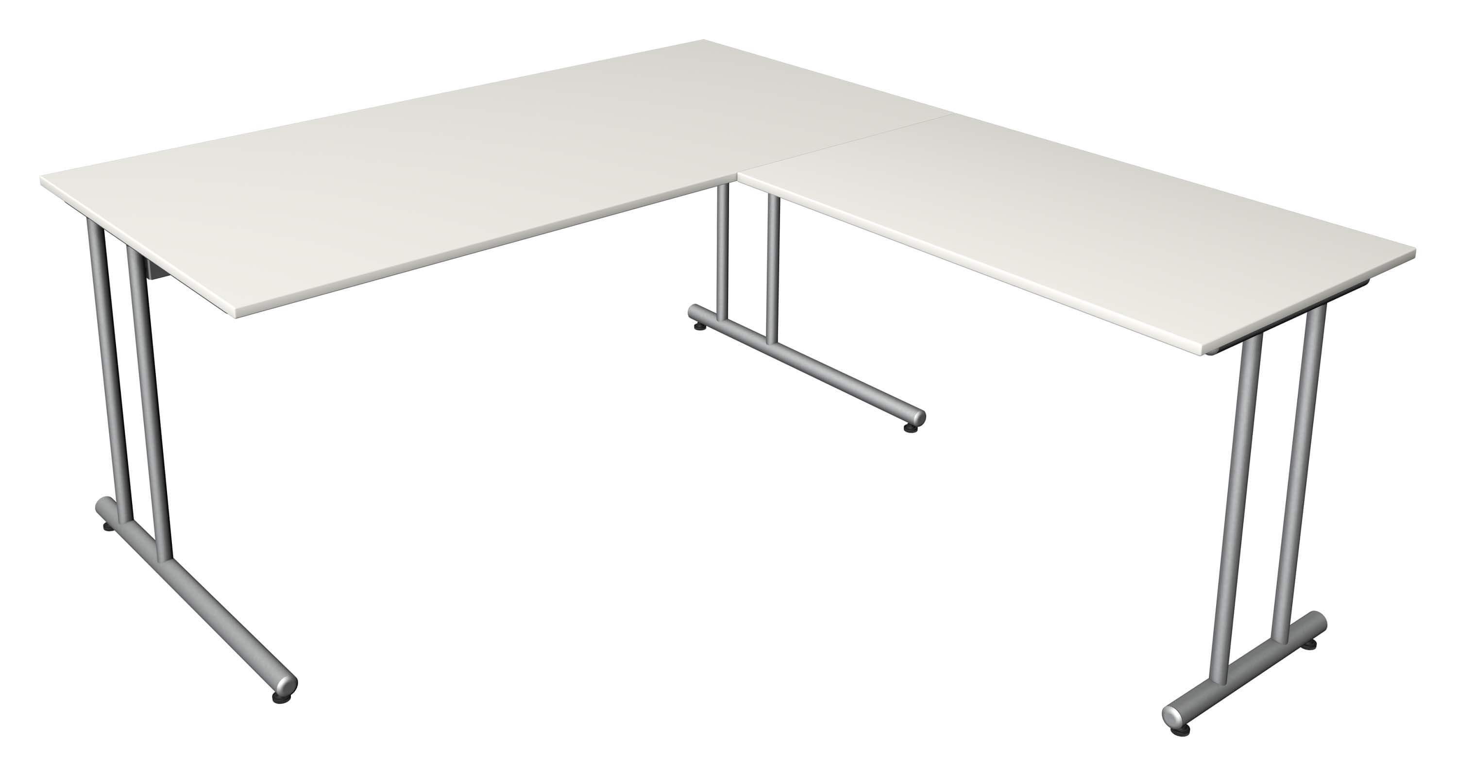 Kerkmann Eckschreibtisch start-up 160x180, weiß