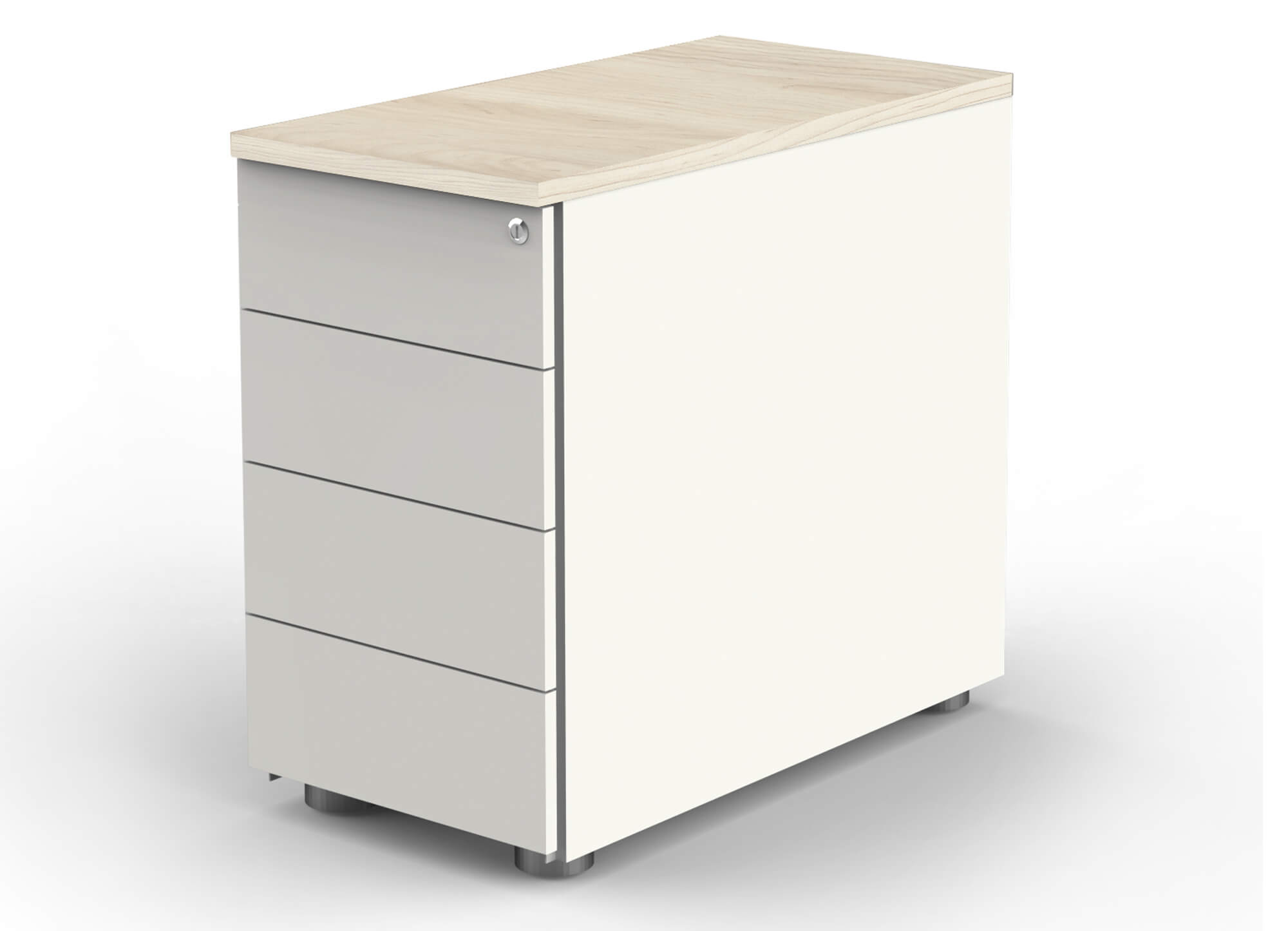 Premium Standcontainer, Ahorn